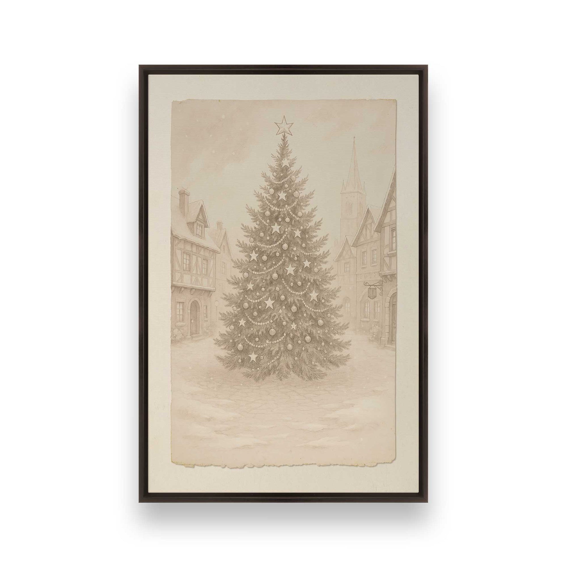 [Color:Espresso], Picture of art in an Espresso frame