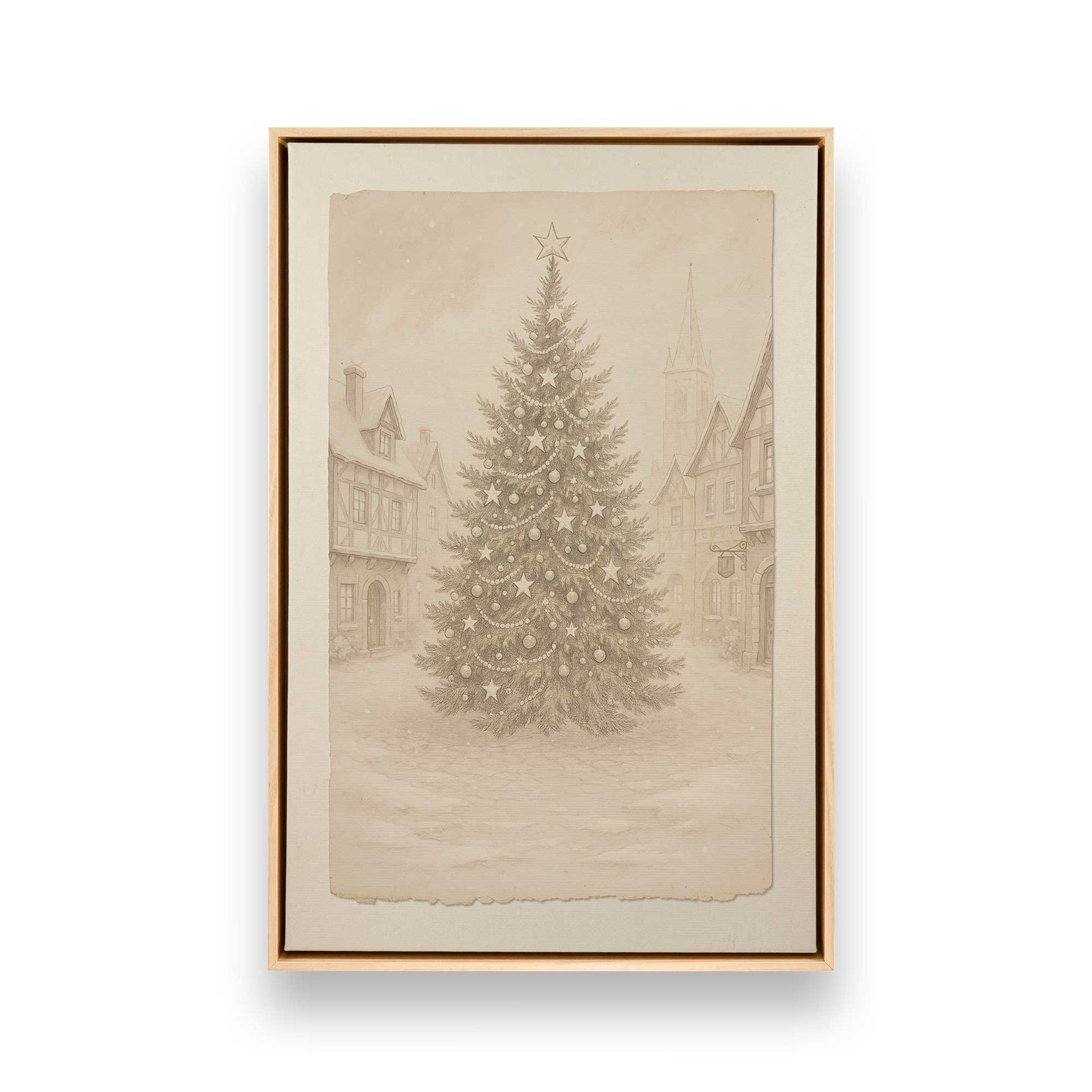 [Color:American Maple], Picture of art in an American Maple frame