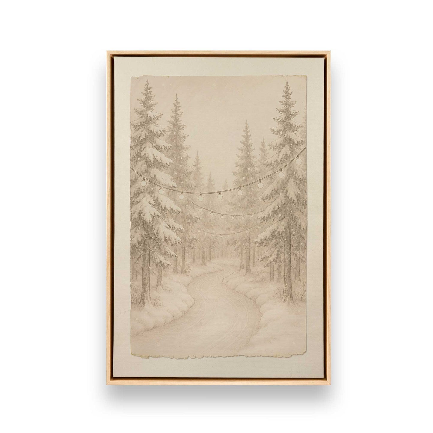 [Color:American Maple], Picture of art in an American Maple frame