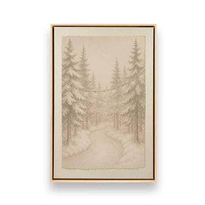 [Color:American Maple], Picture of art in an American Maple frame