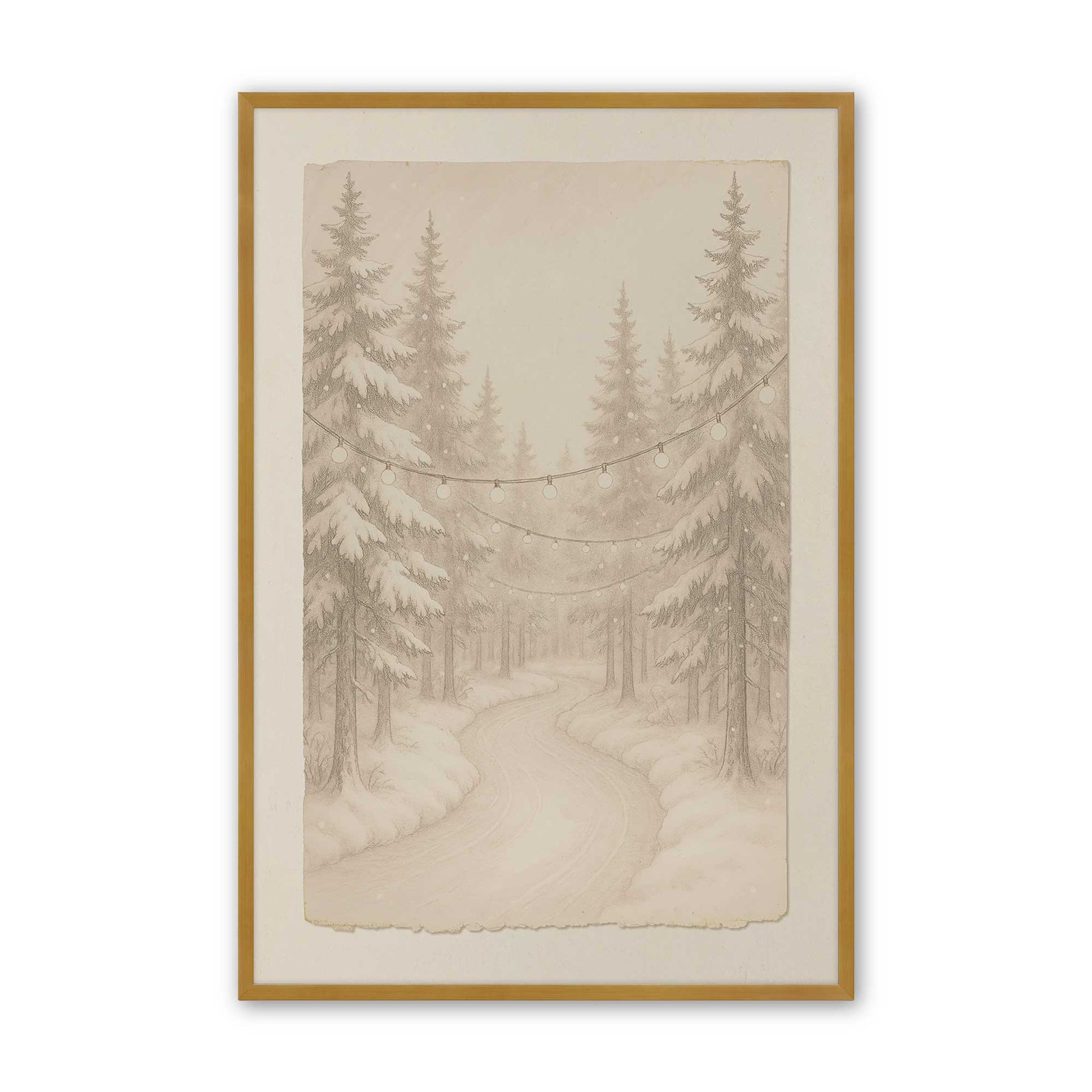 [Color:Polished Gold], Picture of art in a Polished Gold frame