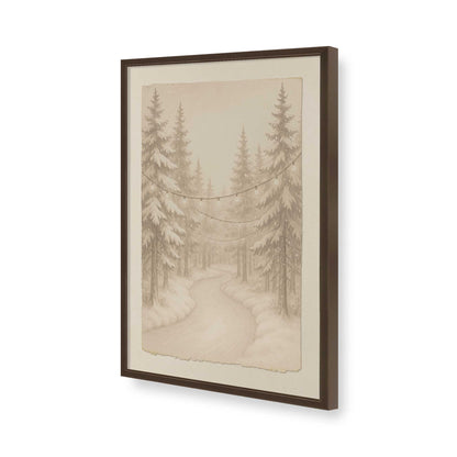 [Color:Belvinder Brown], Picture of art in a Belvinder Brown frame of the corner