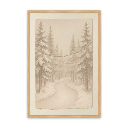 [Color:American Maple], Picture of art in an American Maple frame