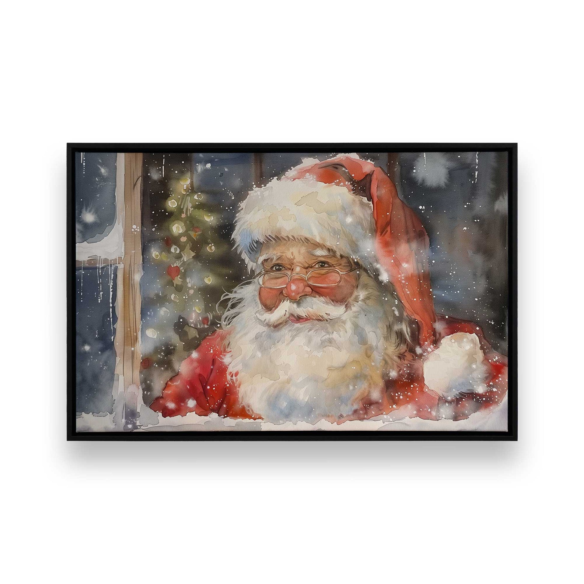 [Color:Satin Black], Picture of art in a Satin Black frame