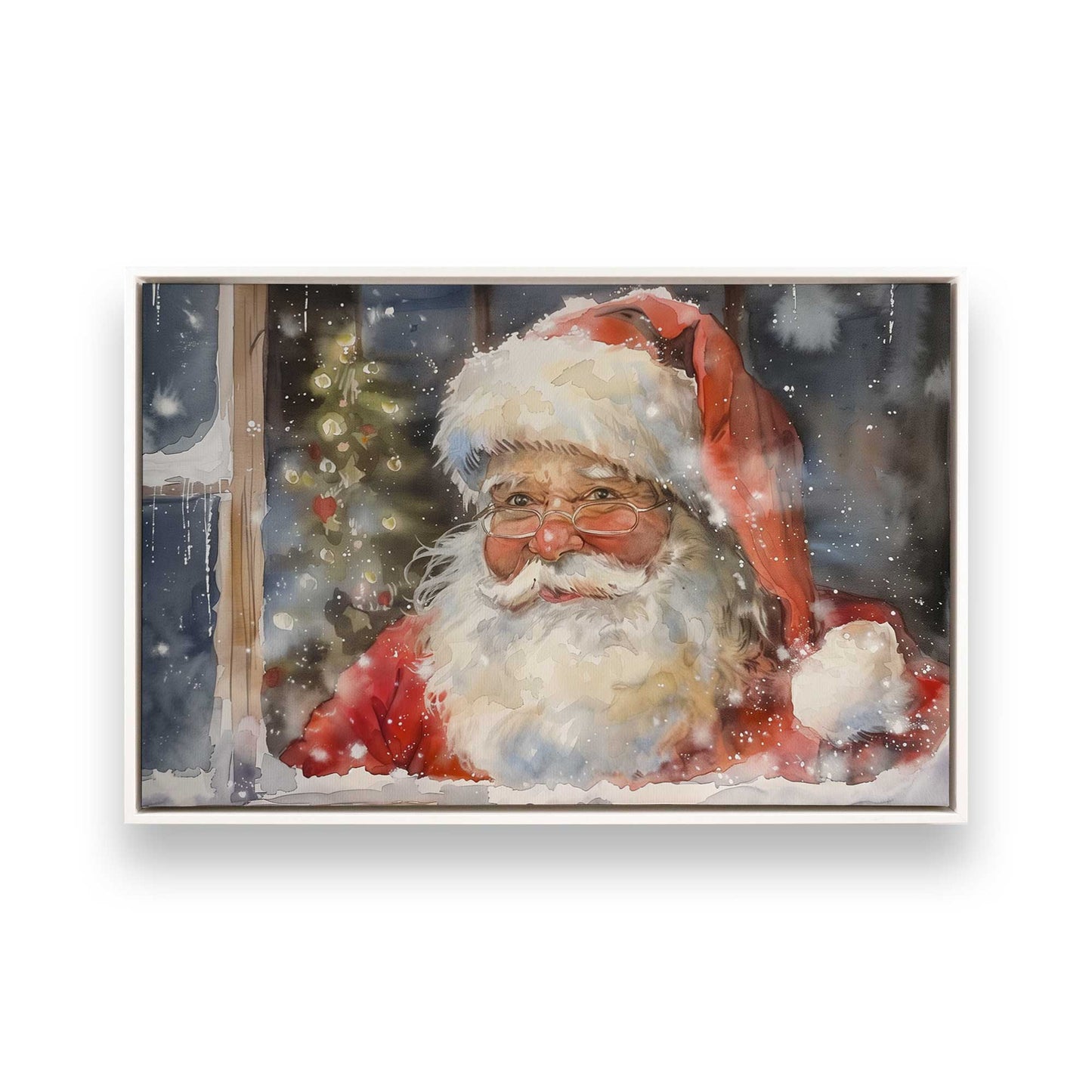 [Color:Opaque White], Picture of art in a White frame