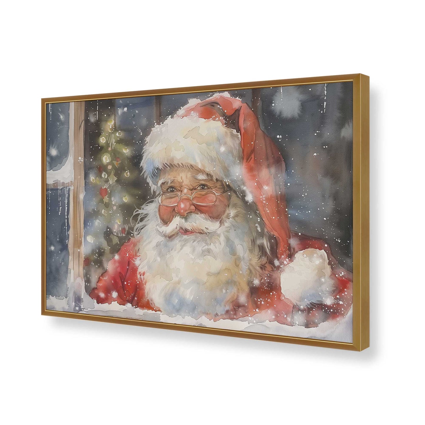 [Color:Polished Gold], Picture of art in a Polished Gold frame of the corner