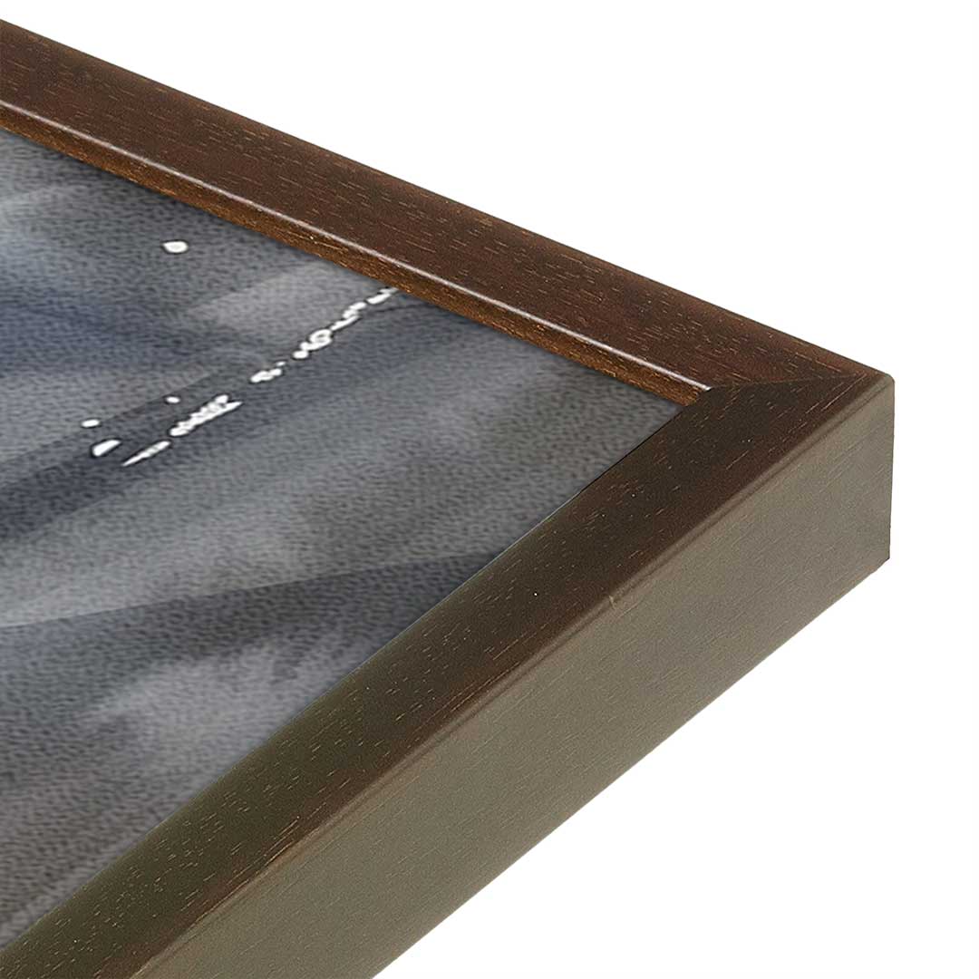 [Color:Belvinder Brown], Picture of art in a Belvinder Brown frame at an angle