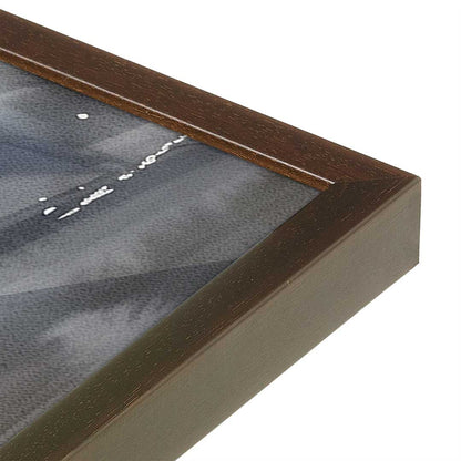 [Color:Belvinder Brown], Picture of art in a Belvinder Brown frame at an angle