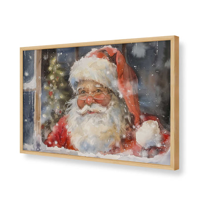 [Color:American Maple], Picture of art in a American Maple frame of the corner