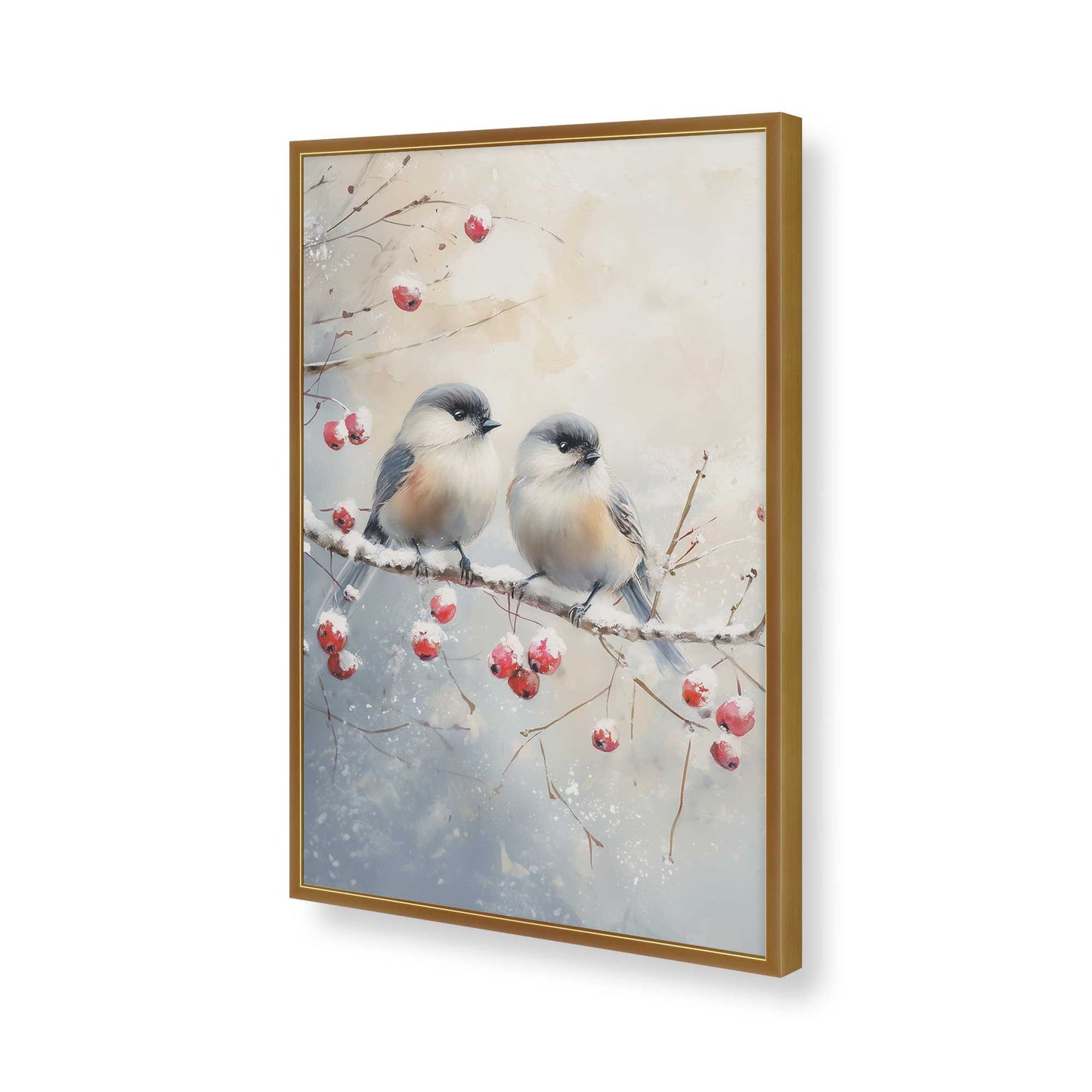 [Color:Polished Gold], Picture of art in a Polished Gold frame of the corner