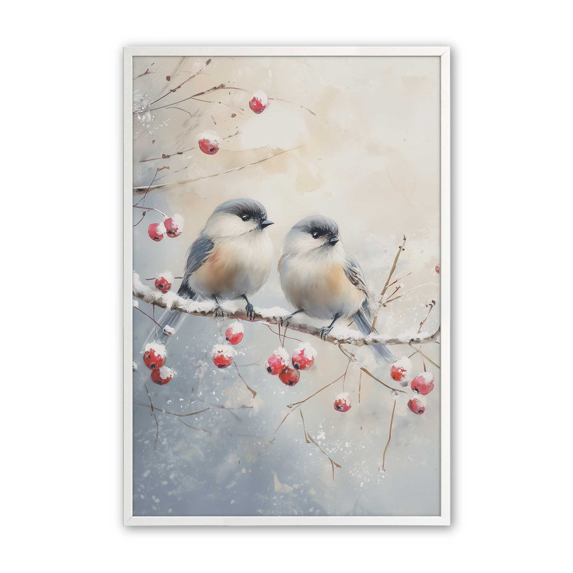 [Color:Opaque White], Picture of art in a Opaque White frame