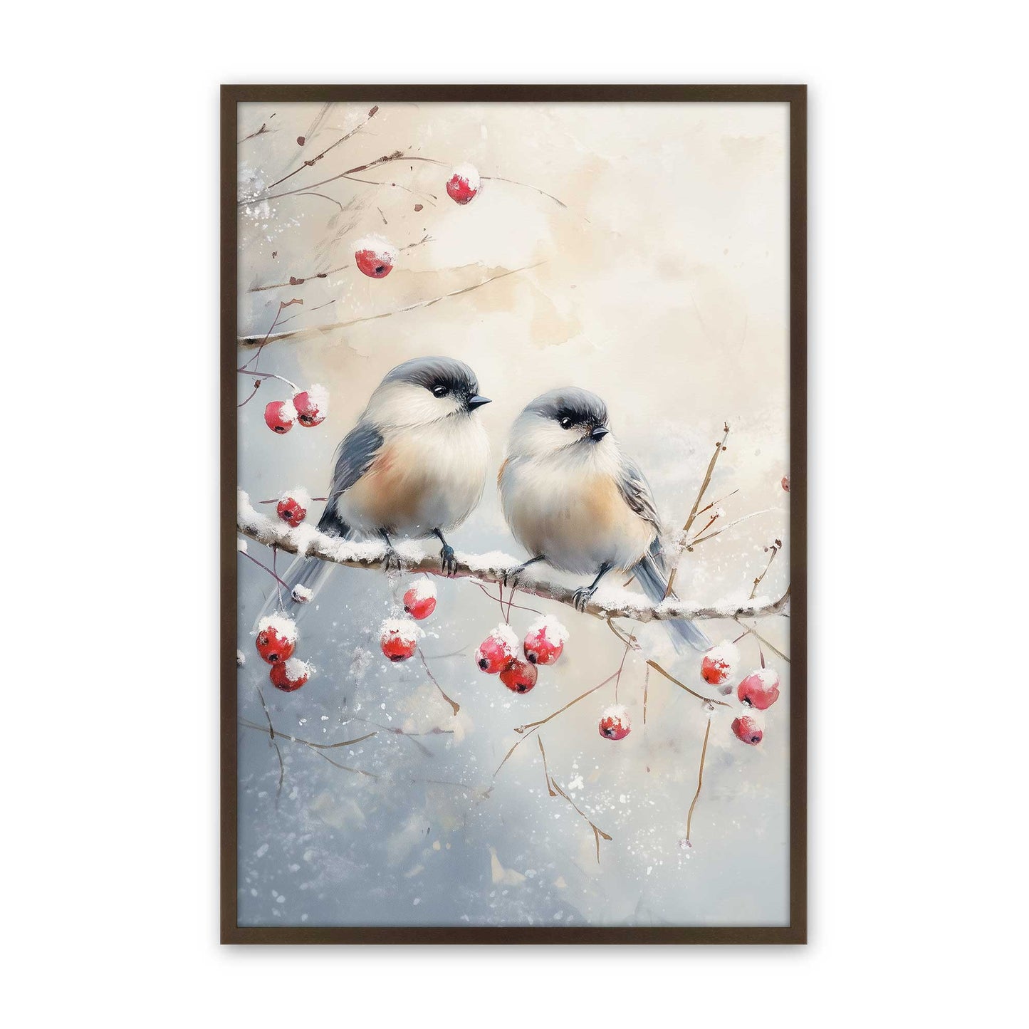 [Color:Brown], Picture of art in a Brown frame