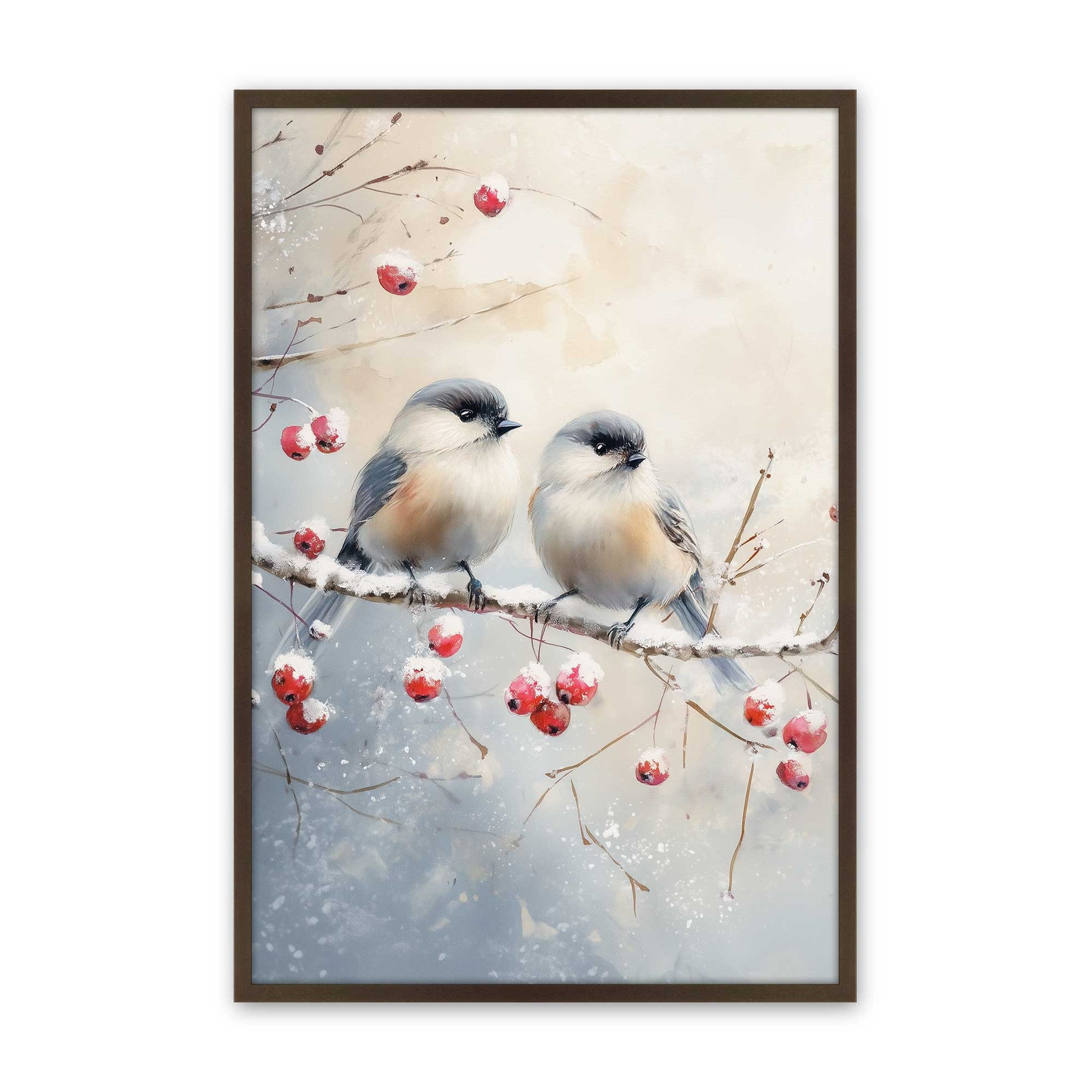 [Color:Belvinder Brown], Picture of art in a Belvinder Brown frame