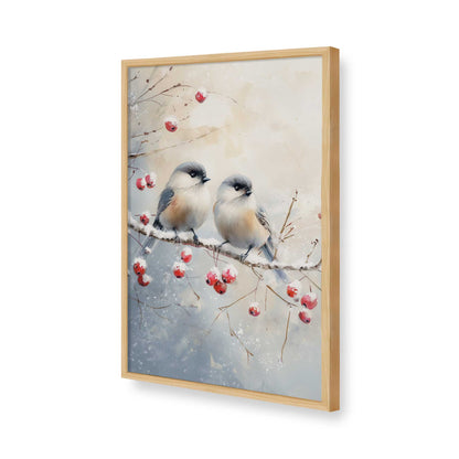 [Color:American Maple], Picture of art in a American Maple frame of the corner