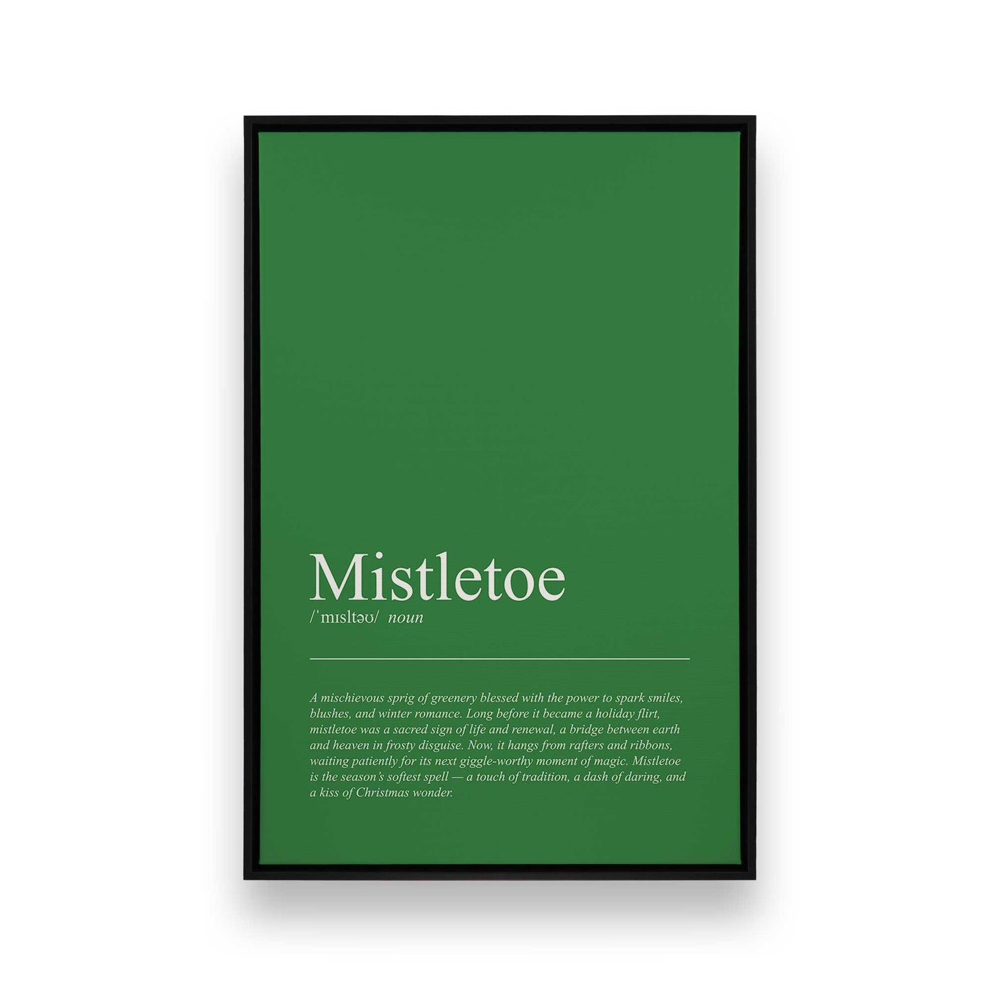 [Color:Satin Black], Picture of art in a Satin Black frame