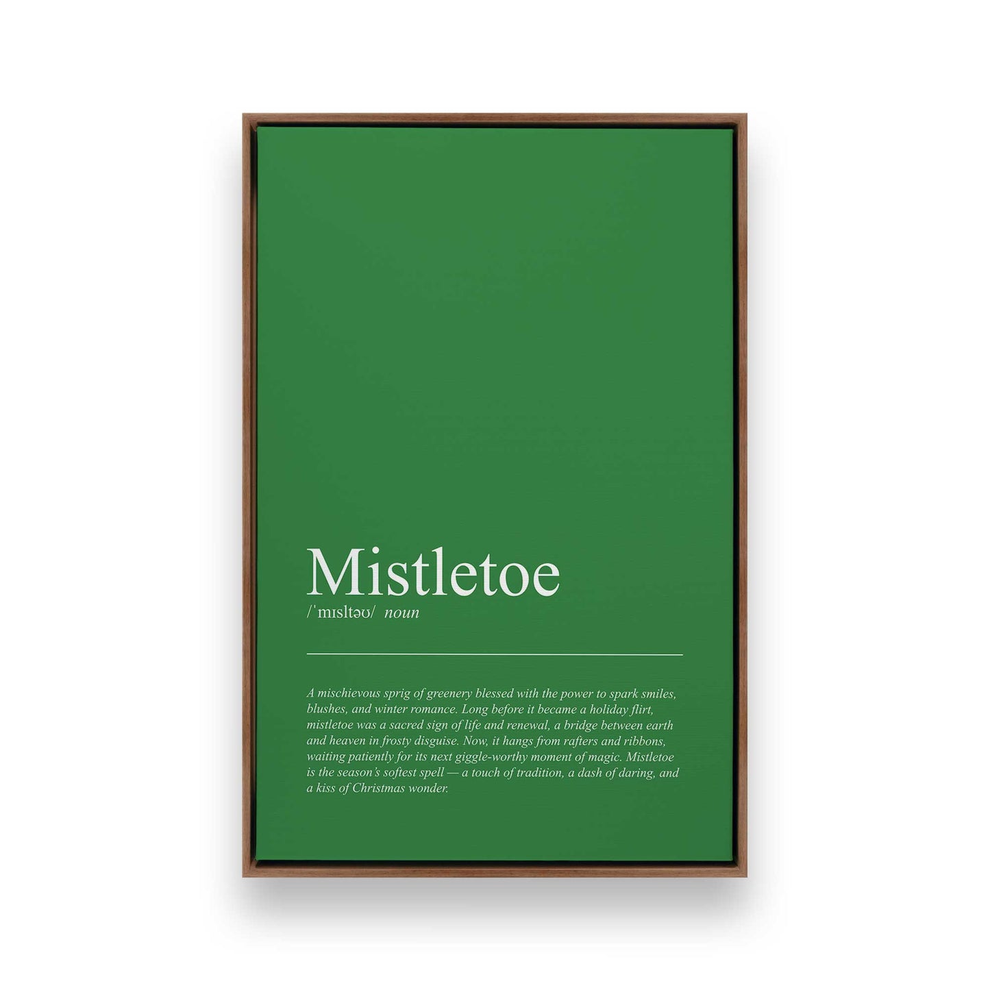 [Color:Walnut], Picture of art in a Walnut frame