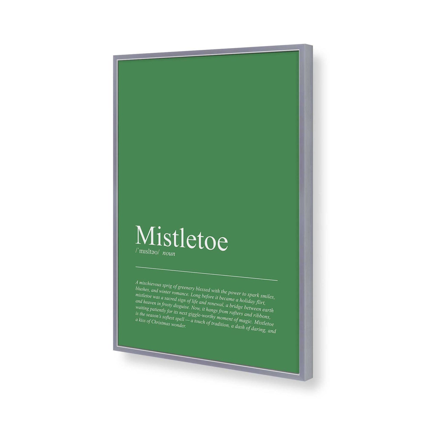 [Color:Polished Chrome], Picture of art in a Polished Chrome frame of the corner