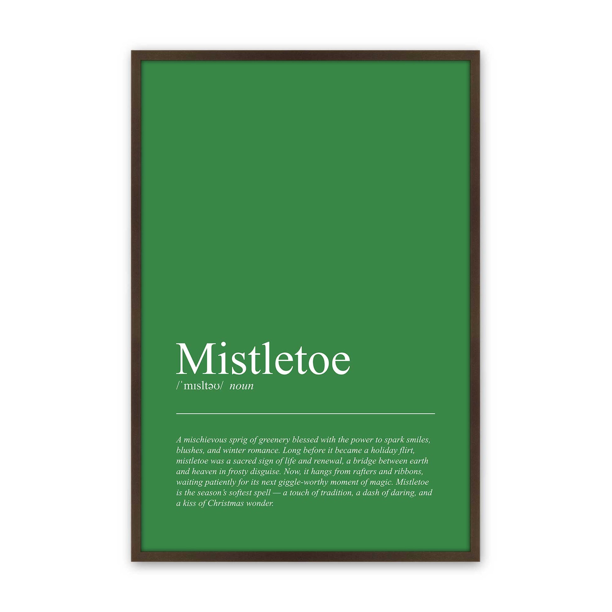 [Color:Belvinder Brown], Picture of art in a Belvinder Brown frame