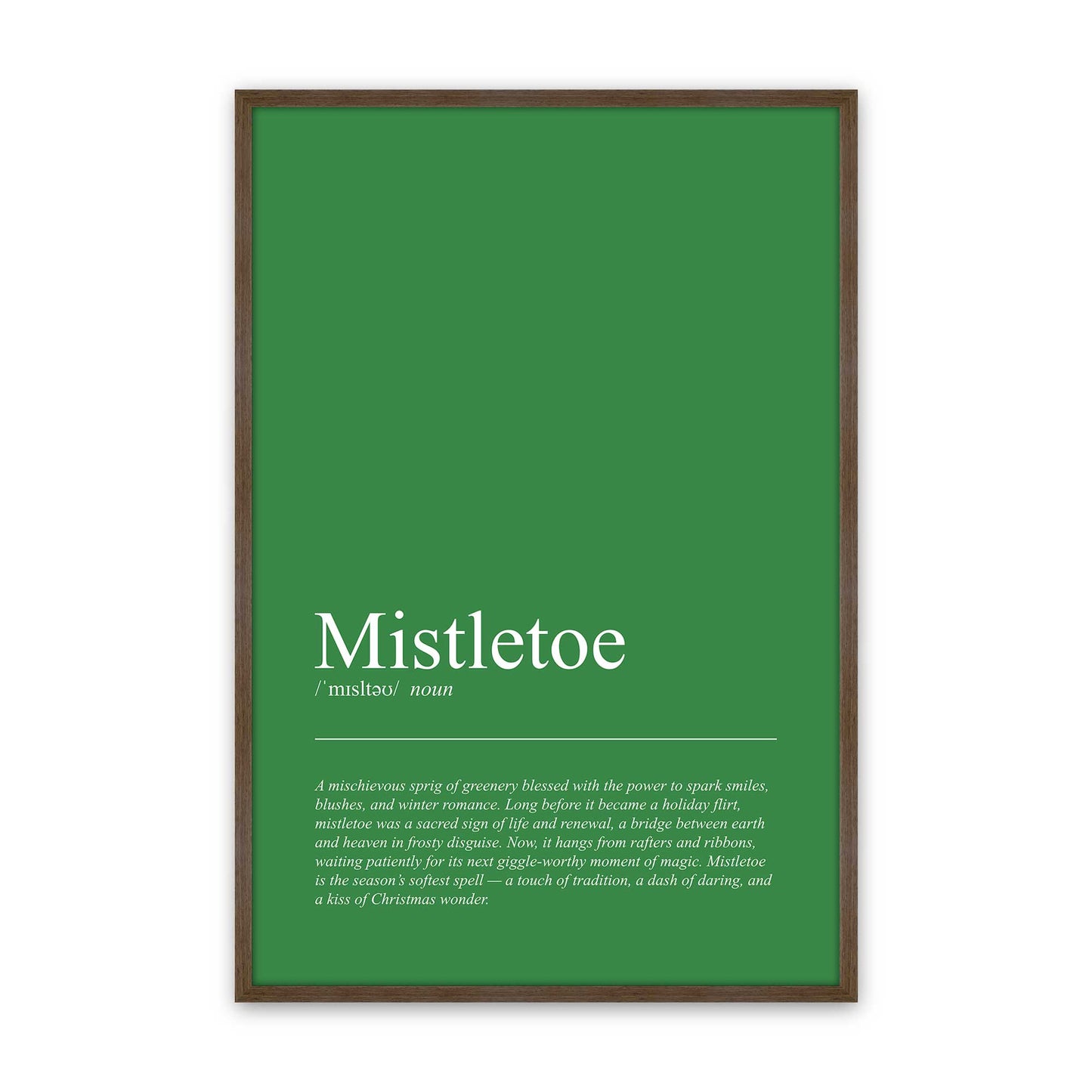 [Color:Walnut], Picture of art in a Walnut frame