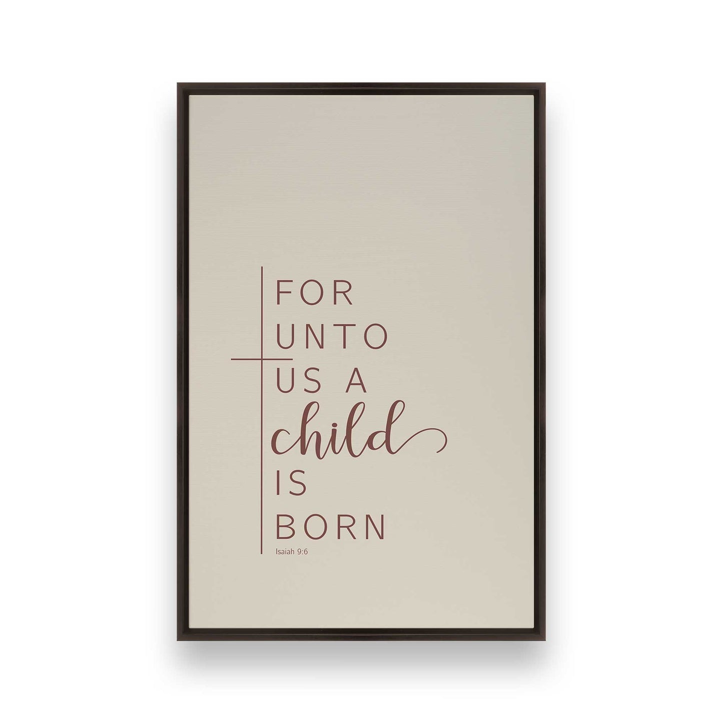 [Color:Espresso], Picture of art in an Espresso frame