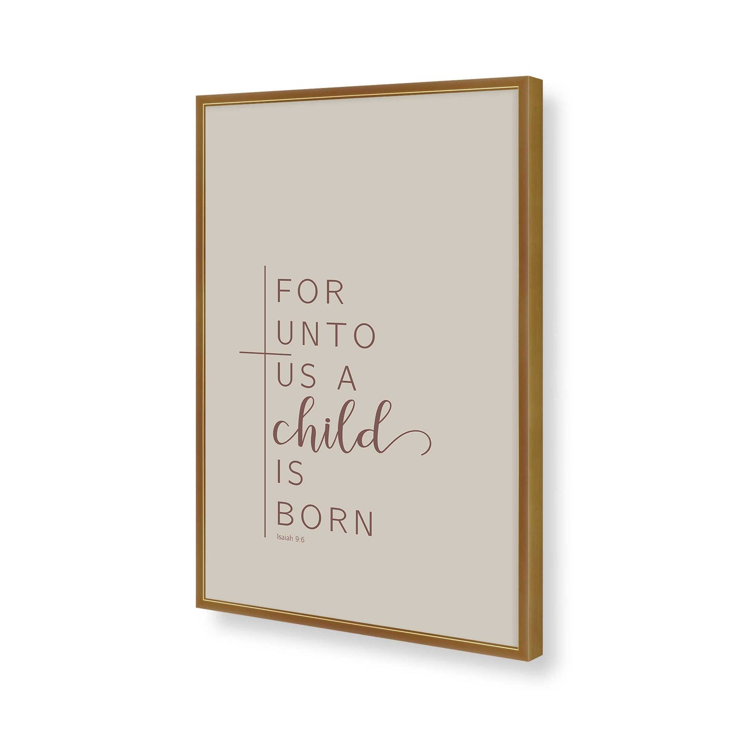 [Color:Polished Gold], Picture of art in a Polished Gold frame of the corner