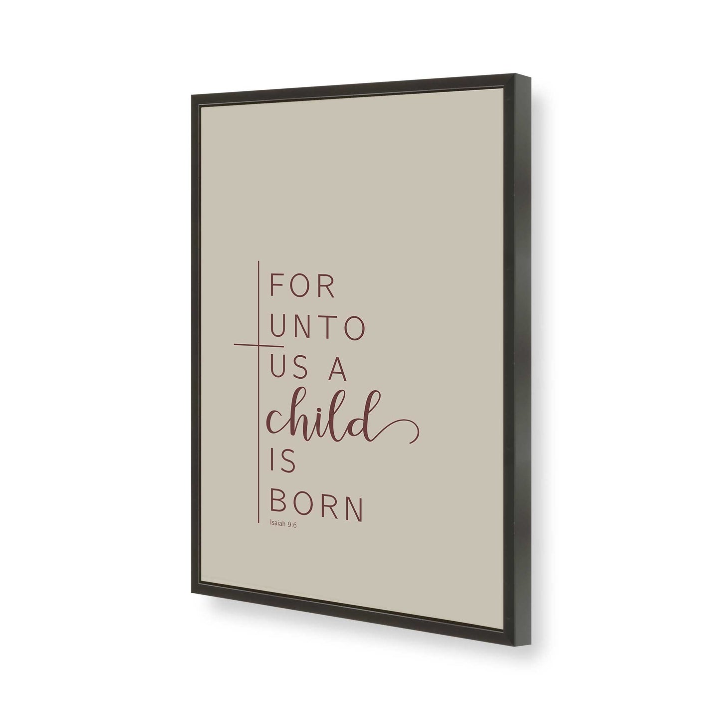 [Color:Satin Black], Picture of art in a Satin Black frame of the corner