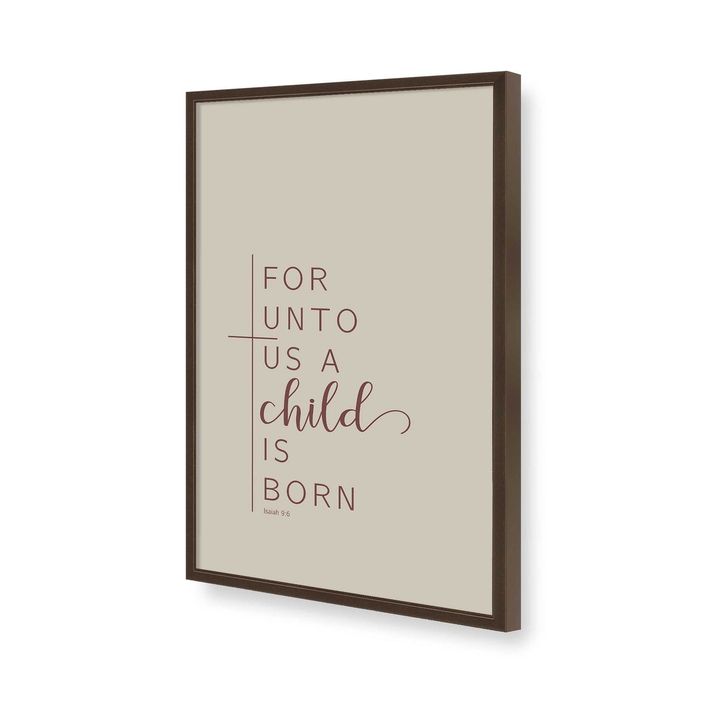 [Color:Belvinder Brown], Picture of art in a Belvinder Brown frame of the corner