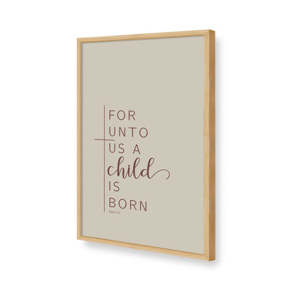 [Color:American Maple], Picture of art in a American Maple frame of the corner