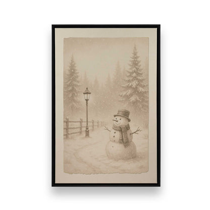 [Color:Satin Black], Picture of art in a Satin Black frame