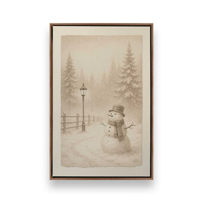 [Color:Walnut], Picture of art in a Walnut frame