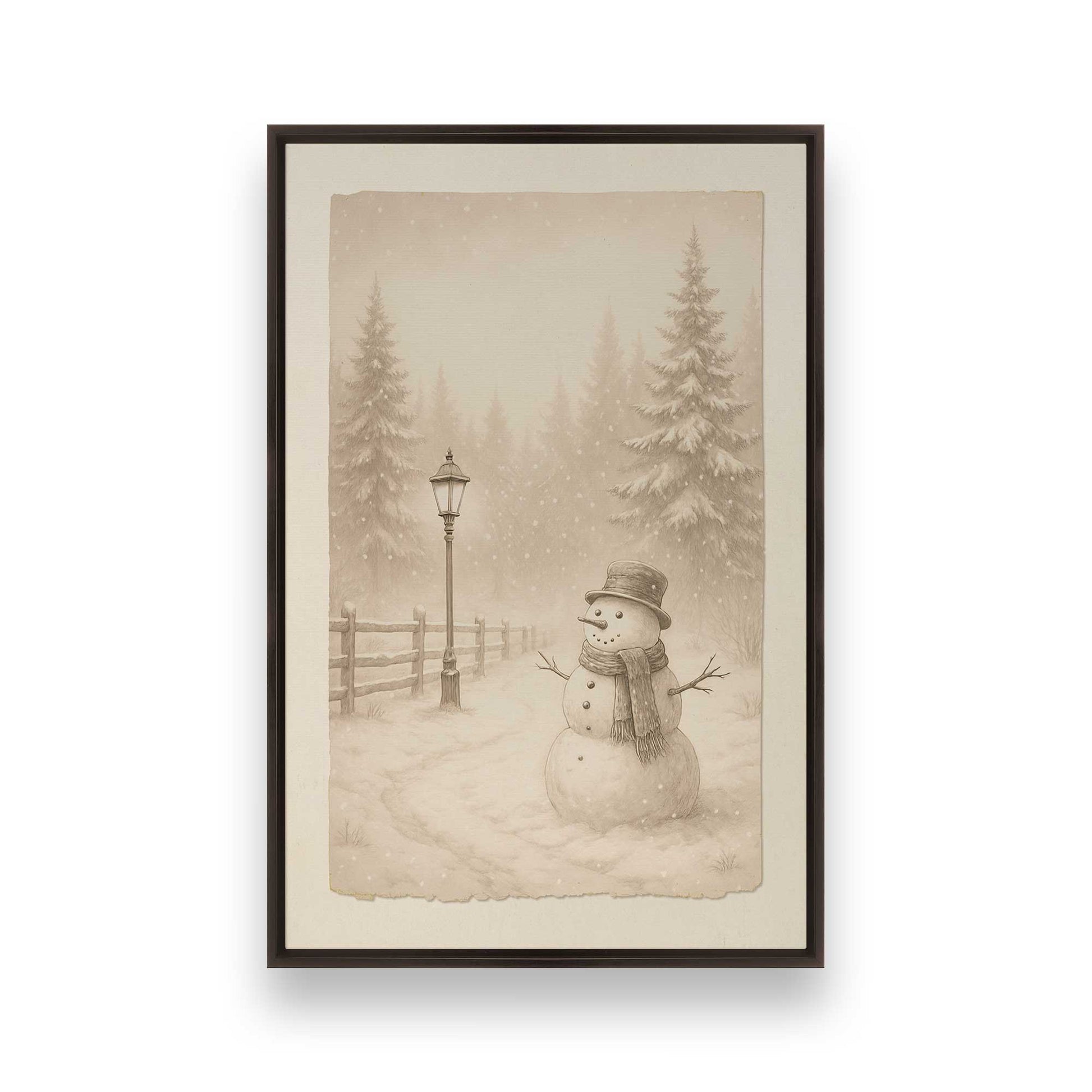 [Color:Espresso], Picture of art in an Espresso frame