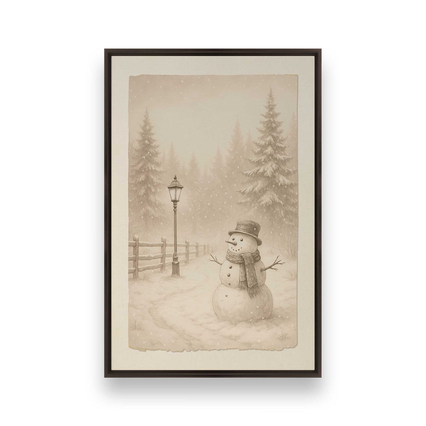 [Color:Espresso], Picture of art in a Espresso frame