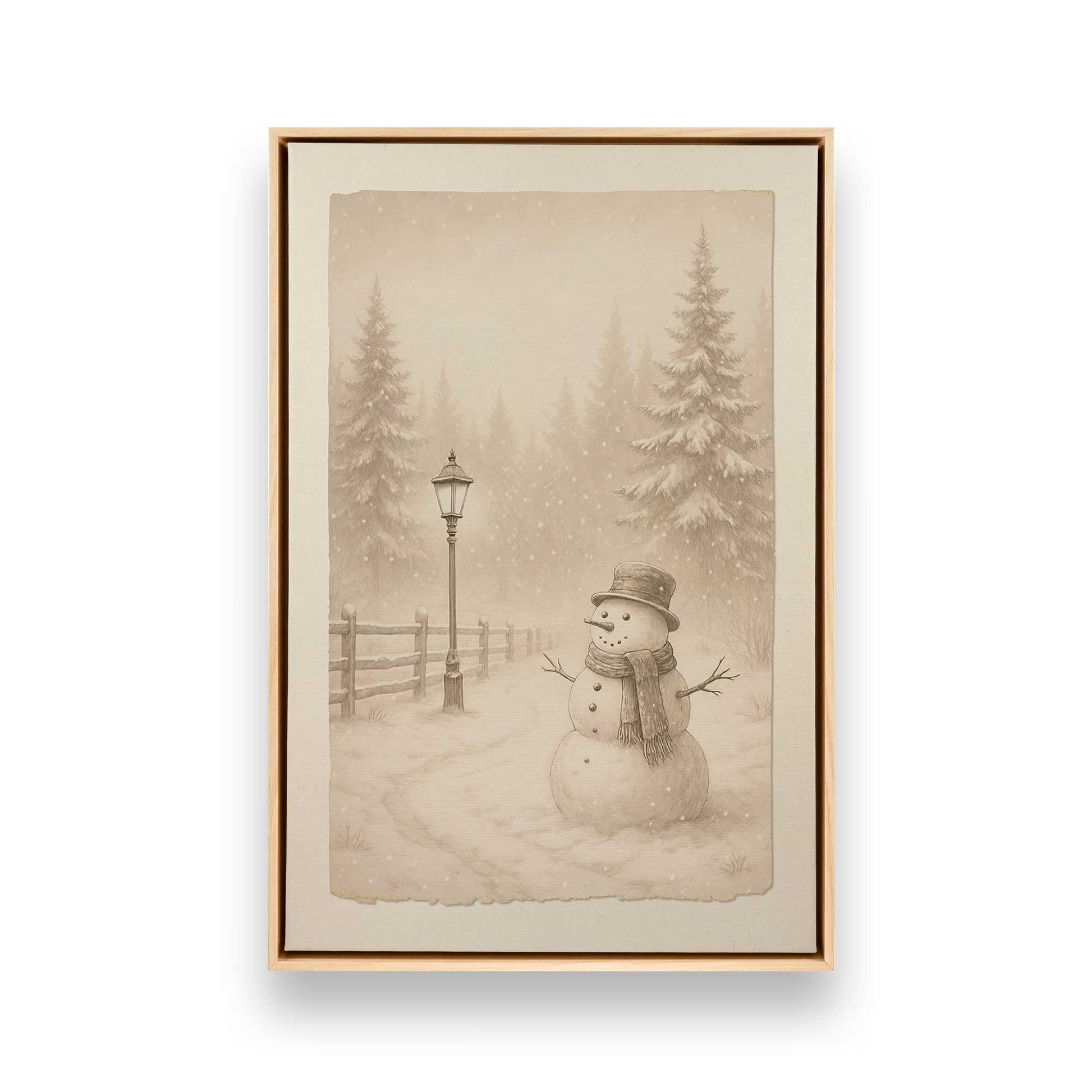 [Color:American Maple], Picture of art in a American Maple frame