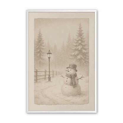 [Color:Opaque White], Picture of art in a Opaque White frame