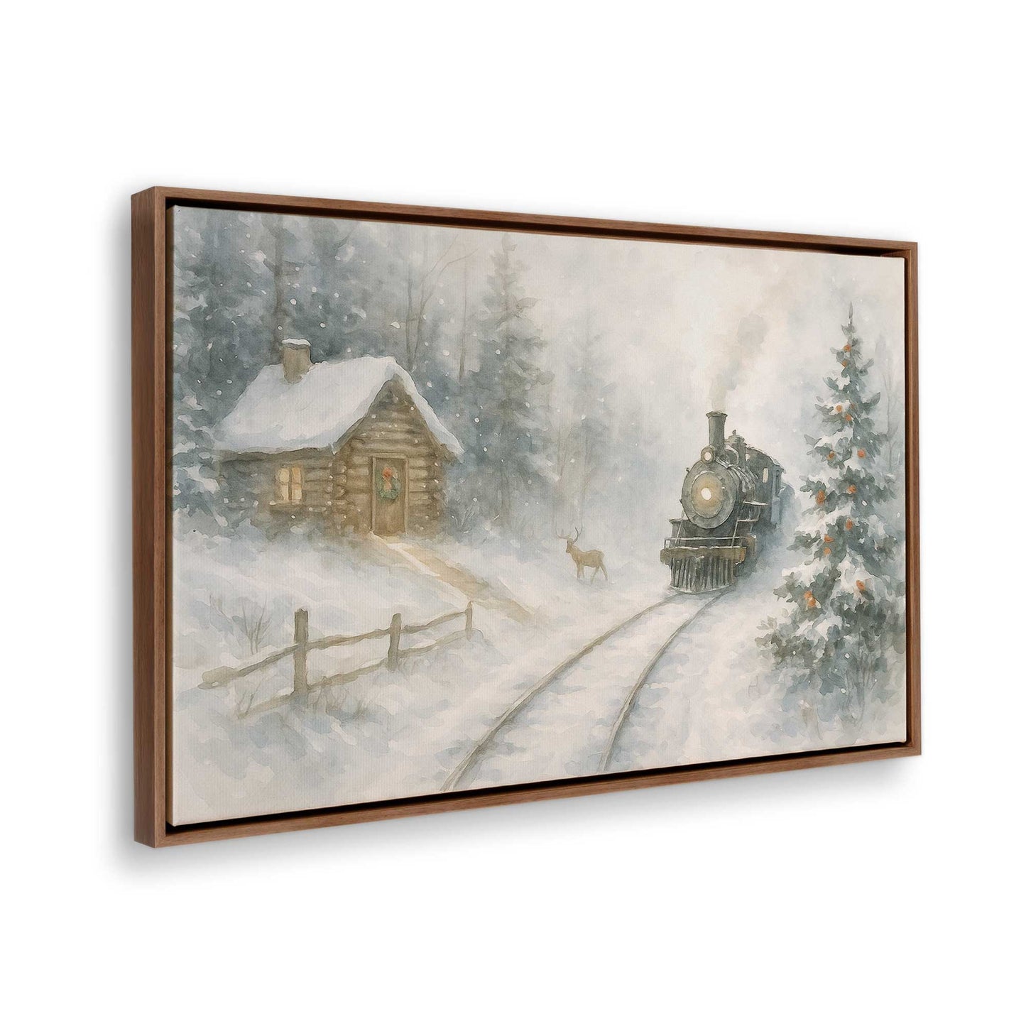 [Color:Walnut], Picture of the corner of the art