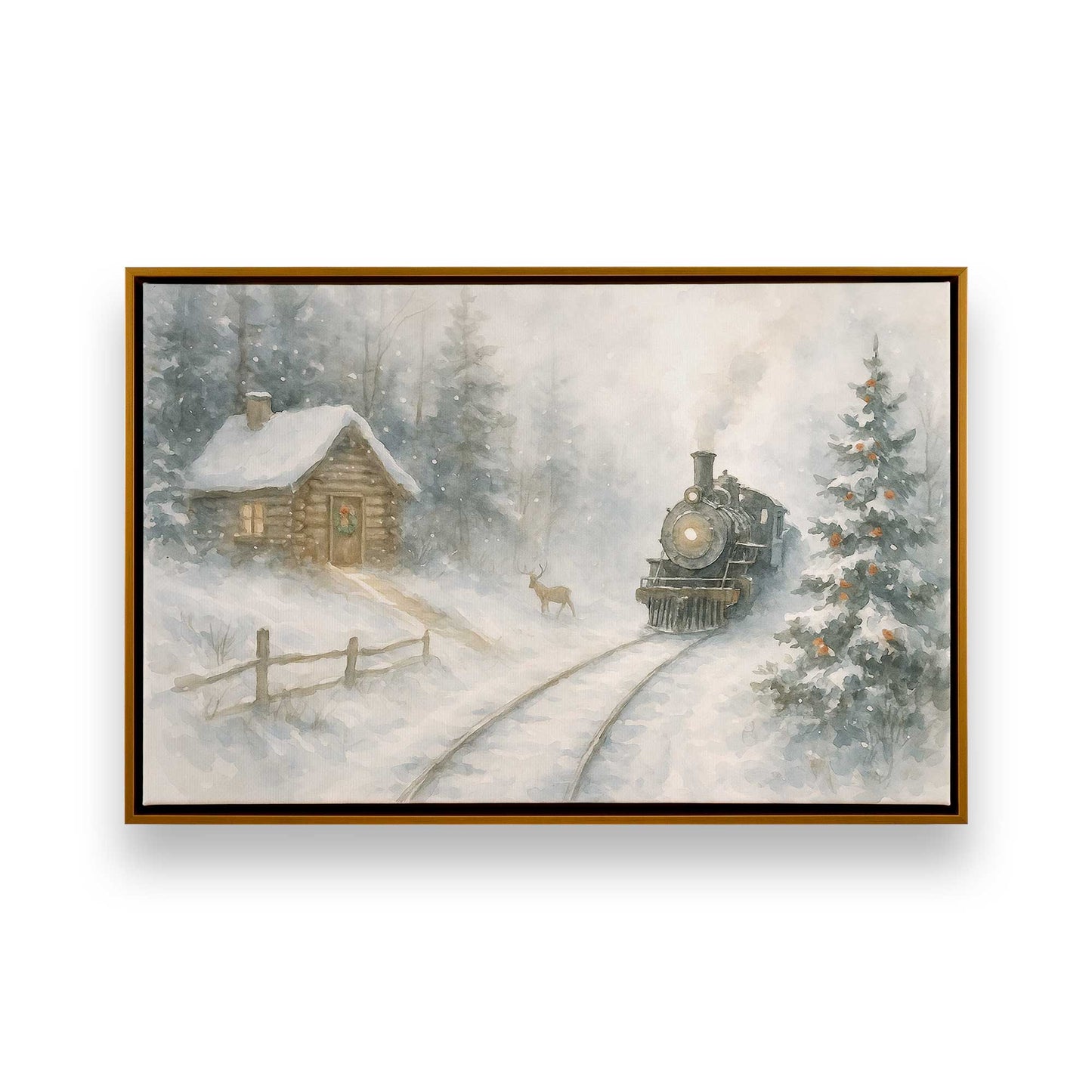 [Color:Polished Gold], Picture of art in a Polished Gold frame