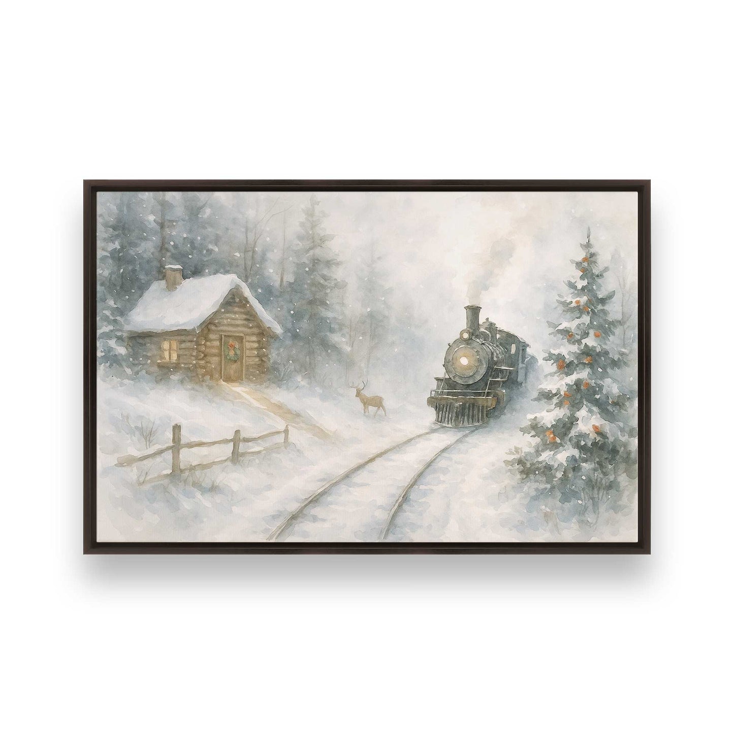 [Color:Espresso], Picture of art in a Espresso frame