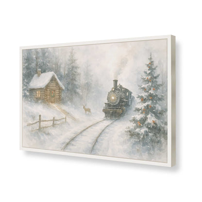 [Color:Opaque White], Picture of art in a Opaque White frame of the corner