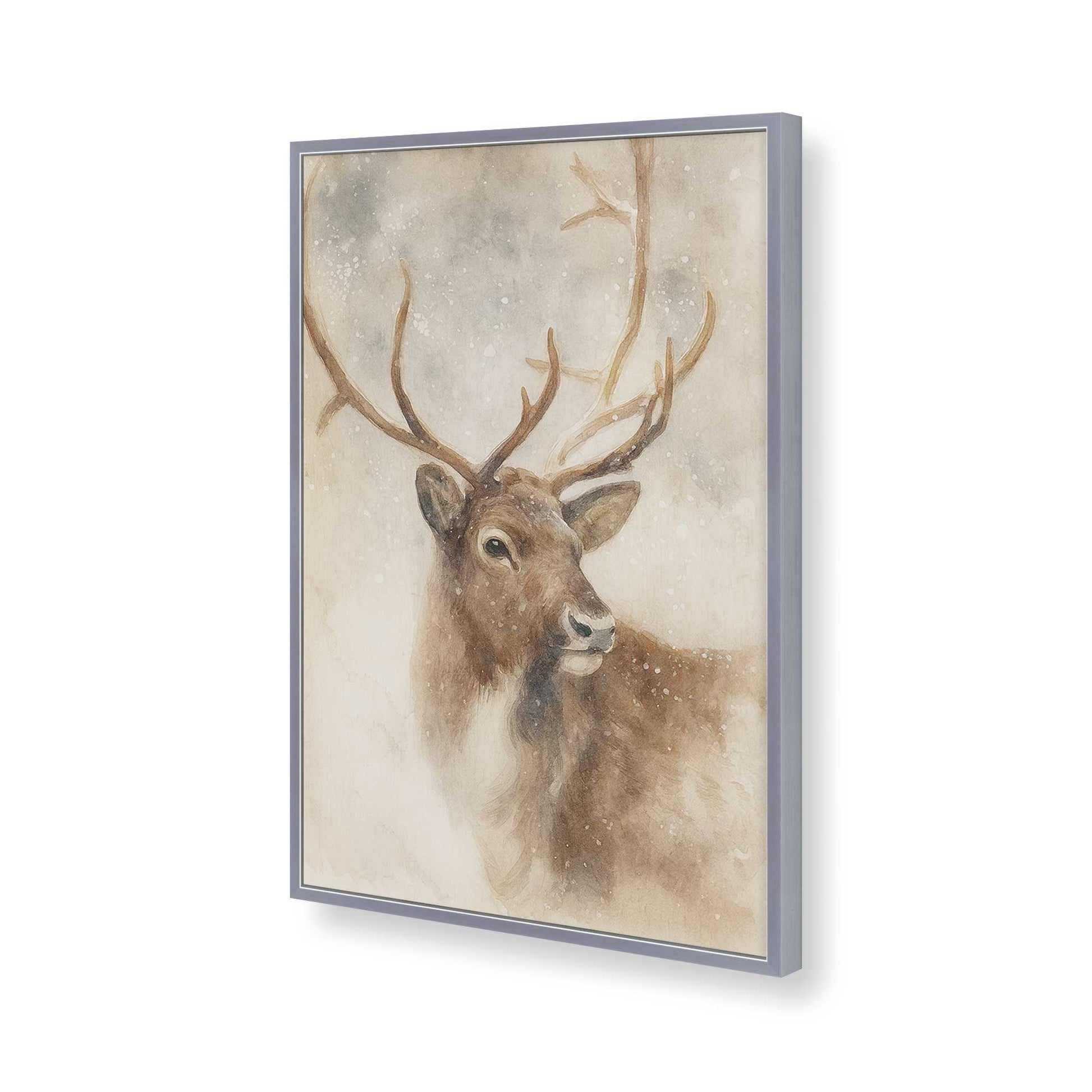 [Color:Polished Chrome], Picture of art in a Polished Chrome frame of the corner