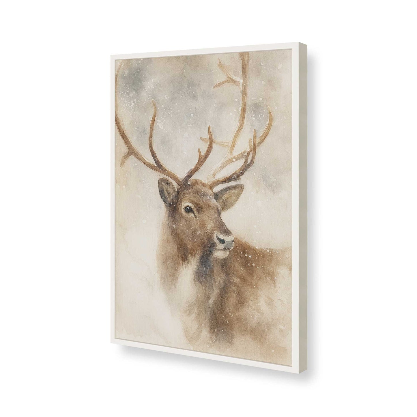 [Color:Opaque White], Picture of art in a Opaque White frame of the corner