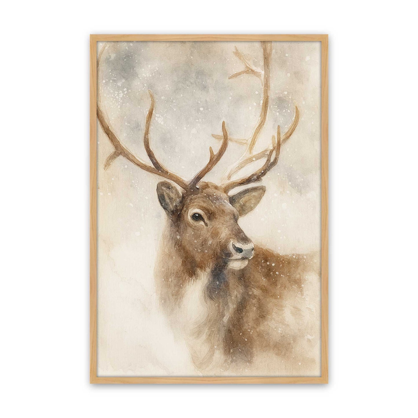 [Color:American Maple], Picture of art in a American Maple frame