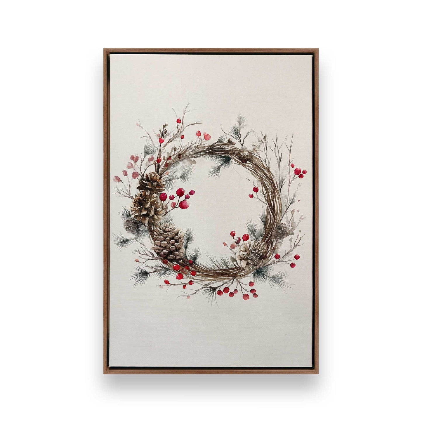 [Color:Walnut], Picture of art in a Walnut frame