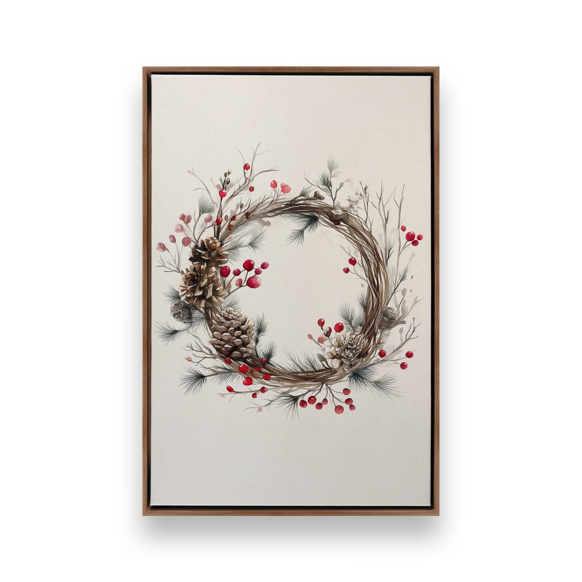 [Color:Walnut], Picture of art in a Walnut frame