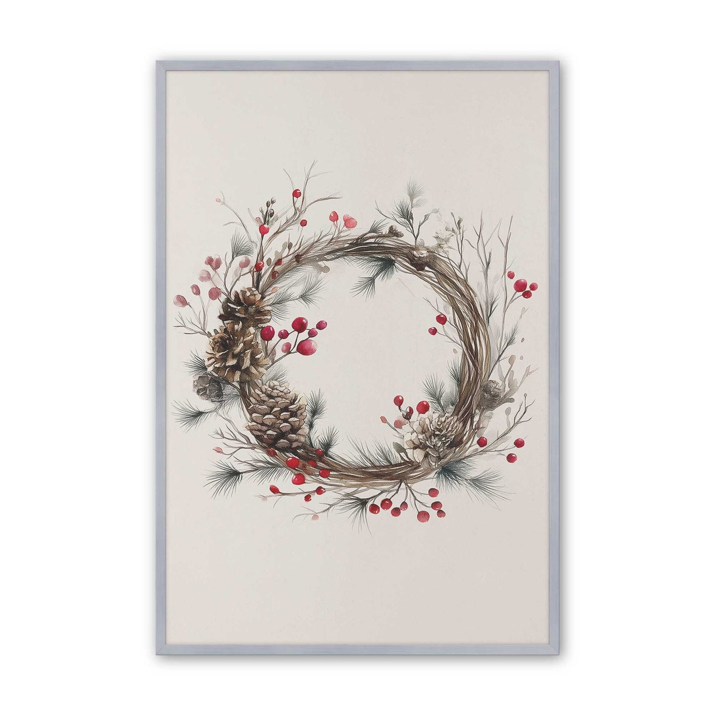 [Color:Polished Chrome], Picture of art in a Polished Chrome frame