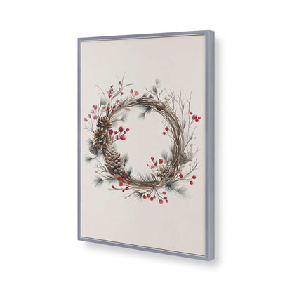 [Color:Polished Chrome], Picture of art in a Polished Chrome frame of the corner