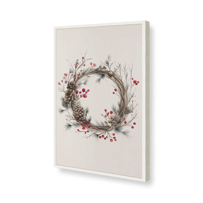 [Color:Opaque White], Picture of art in a Opaque White frame of the corner