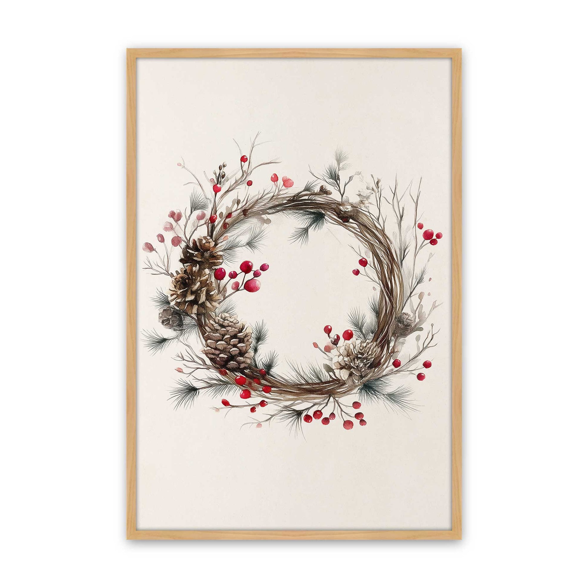 [Color:American Maple], Picture of art in an American Maple frame