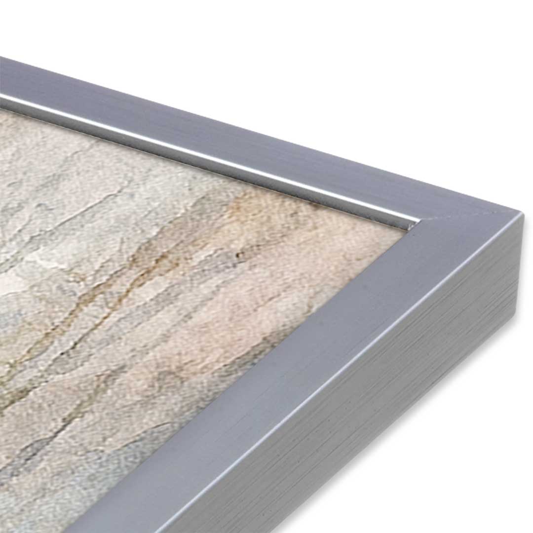 [Color:Polished Chrome], Picture of art in a Polished Chrome frame at an angle