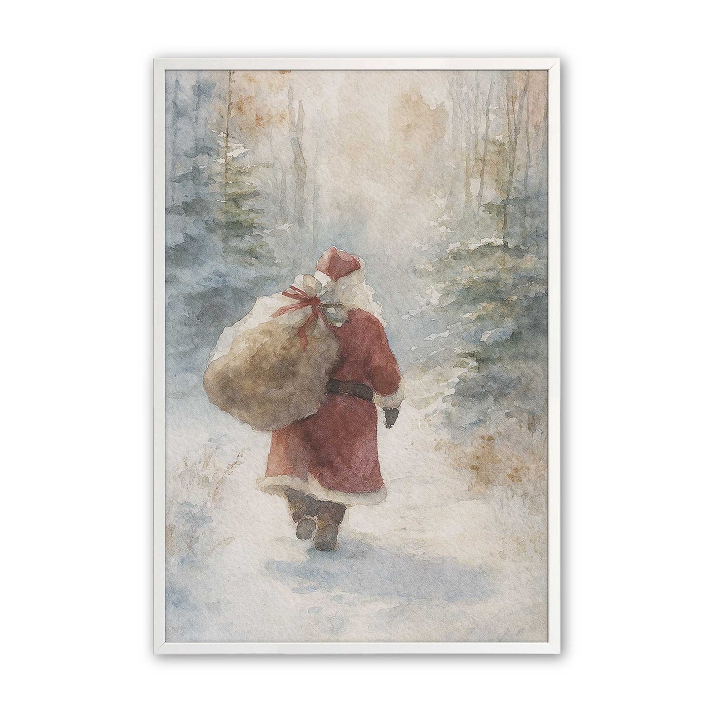 [Color:Opaque White], Picture of art in a Opaque White frame