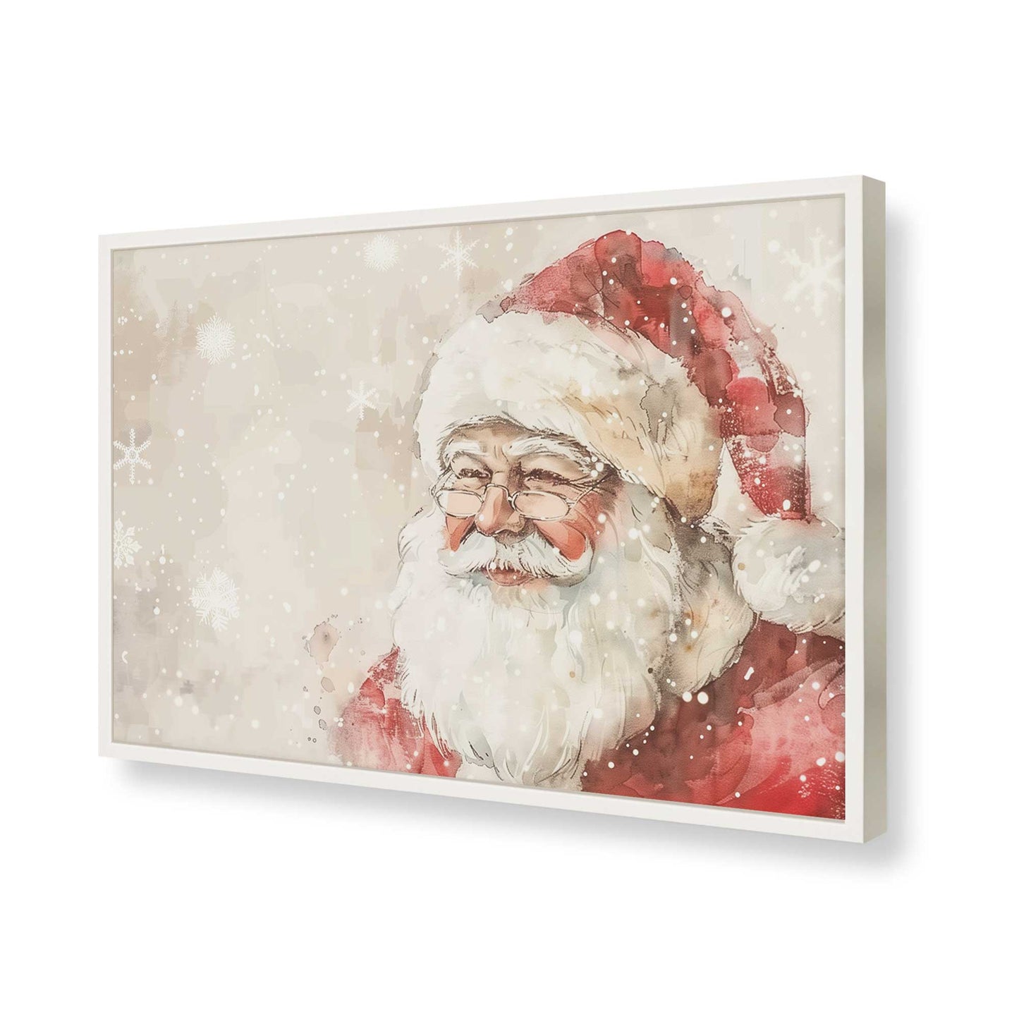 [Color:Opaque White], Picture of art in a Opaque White frame of the corner